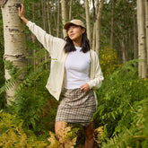 The Away Skirt, Toffee Plaid