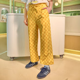 Disney Audrey Wide Leg Pants, Butter Check