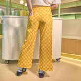 Disney Audrey Wide Leg Pants, Butter Check
