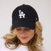 '47 Brand Dodgers Clean Up Hat-Black