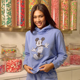 Disney Mickey Boyfriend Hoodie, Sky Blue
