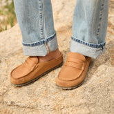 Birkenstock Naples Wrapped Oiled Leather-Cognac