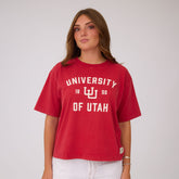 Utah Perfect Oversized Tee, Red - 1850