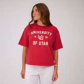 Utah Perfect Oversized Tee, Red - 1850