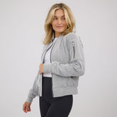 Honeycomb Bomber Jacket