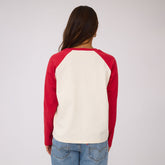 Utah Baseball Tee, Sugar/Red