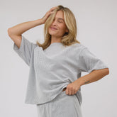 Perfect Oversized Honeycomb Tee