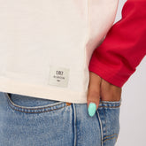 Utah Baseball Tee, Sugar/Red
