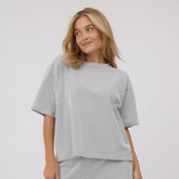 Perfect Oversized Honeycomb Tee