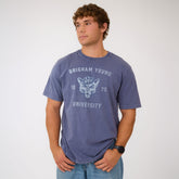 BYU Men's Classic Tee, Blue - 1875