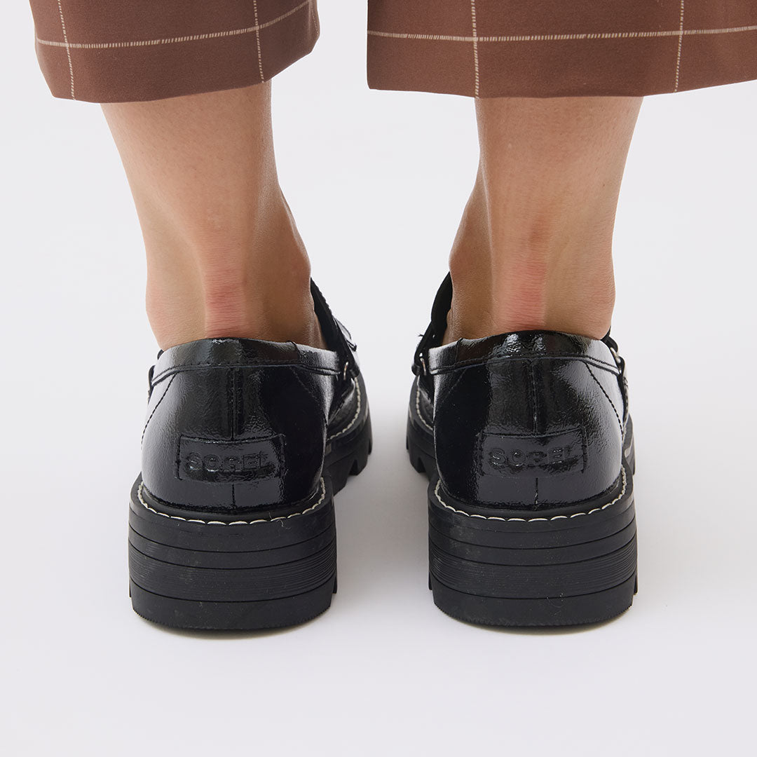 Sorel Revel Ave Loafer, Black/Chalk - Albion Fit