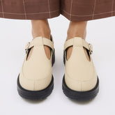 Sorel Revel Ave Mary Jane, Bleached Ceramic/Black