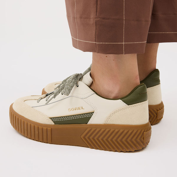 Sorel Ona Ave T-Toe, Chalk/Utility Green - Albion Fit