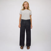 Black Canvas Trouser