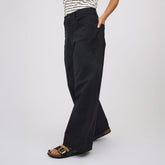 Black Canvas Trouser