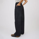 Black Canvas Trouser