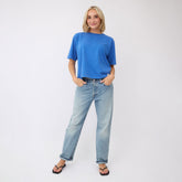 Perfect Oversized Cotton Tee, Royal