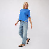 Perfect Oversized Cotton Tee, Royal