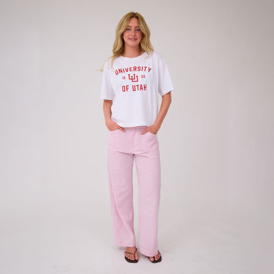 Utah Perfect Oversized Tee, White - 1850