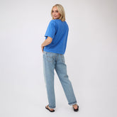 Perfect Oversized Cotton Tee, Royal