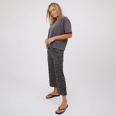 Audrey Wide Leg Pants, Leopard