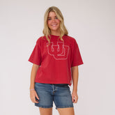 Utah Perfect Oversized Tee, Red - UU
