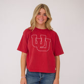 Utah Perfect Oversized Tee, Red - UU