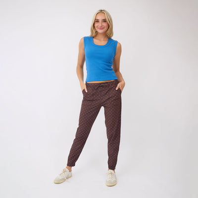 Cotton Rib Scoop Tank, Royal