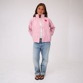 Utah Striped Collar Zip-Up Jacket
