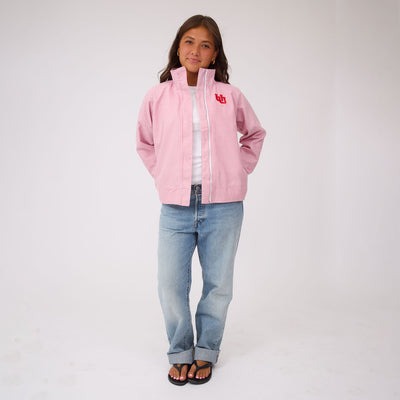 Utah Striped Collar Zip-Up Jacket