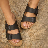 Birkenstock Arizona Flex Platform Birko-Flor-Black