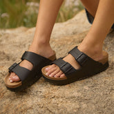 Birkenstock Arizona Flex Platform Birko-Flor-Black
