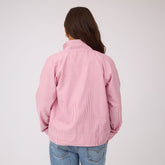 Utah Striped Collar Zip-Up Jacket