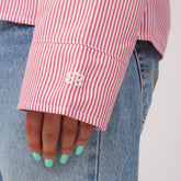 Utah Striped Collar Zip-Up Jacket