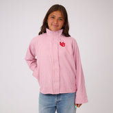 Utah Striped Collar Zip-Up Jacket