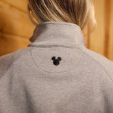 Disney Mickey Oxford Zip-Up, Heather Grey