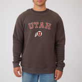Utah Men's Campus Crew, Charcoal - Utah