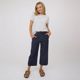 Audrey Wide Leg Pants, True Blue