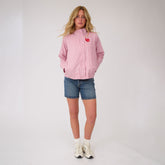 Utah Striped Collar Zip-Up Jacket