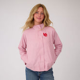 Utah Striped Collar Zip-Up Jacket