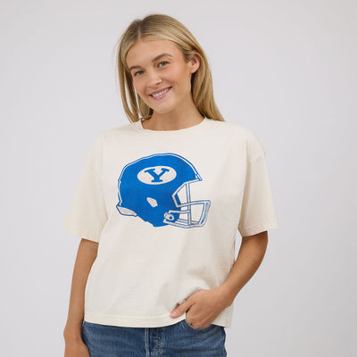 BYU Oversized Tee, Natural - Helmet