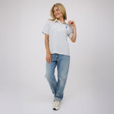 BYU Women's Polo, Venice Stripe