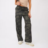 Drawcord Cargo Pants, Camo