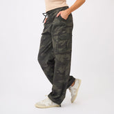 Drawcord Cargo Pants, Camo
