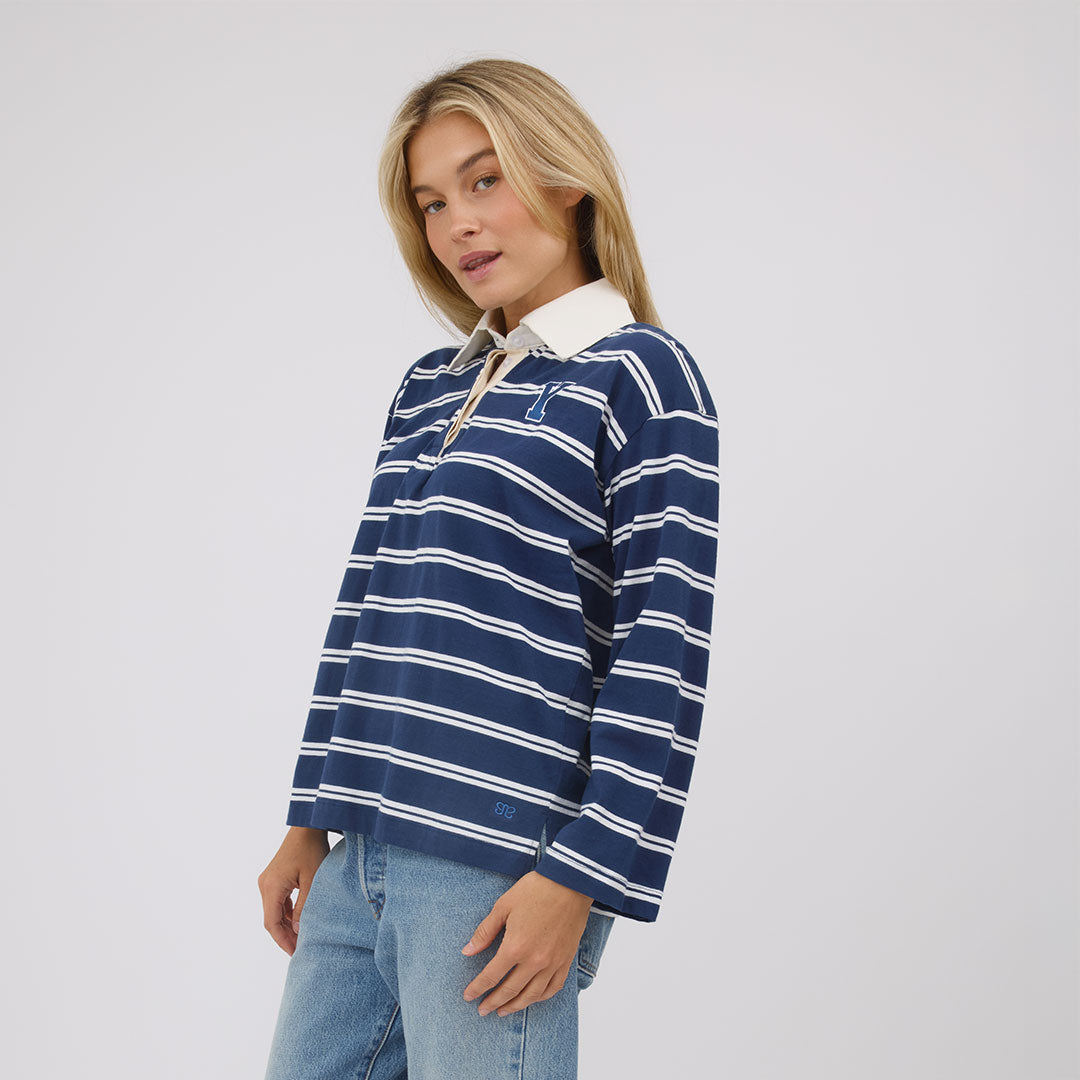 BYU Rugby, White Stripe - Y - Albion Fit