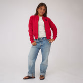 Utah Alumni Bomber Jacket, Crimson - UU