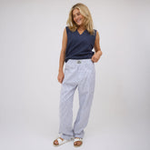 Cargo Pants, Navy Stripe