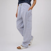Cargo Pants, Navy Stripe