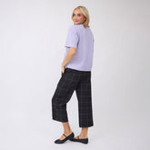 Perfect Oversized Ribbed Tee, Lavender