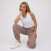 Society Joggers, Toffee Gingham